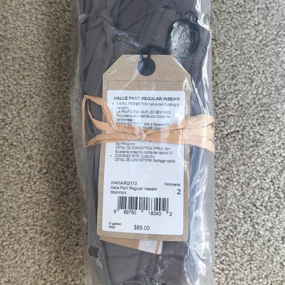 prAna Halle Stretch Zion Pants, 2 Regular - Picture 1 of 5